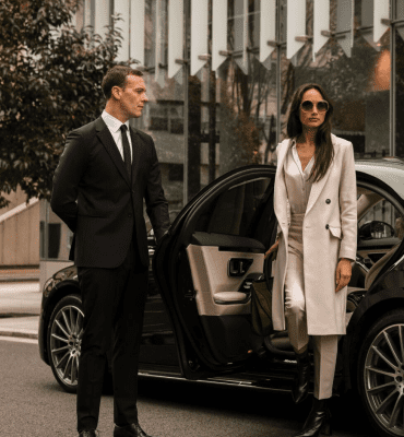 Executive private chauffeur service in Rome – hourly hire, city tours and events